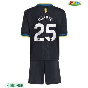 Manchester United Manuel Ugarte #25 Tredjeställ Barn 2025-26 Kortärmad (+ Korta byxor)